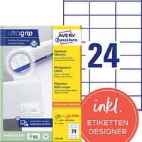 5.280 AVERY Zweckform Etiketten 3475-200 weiß 70,0 x 36,0 mm 5.280 AVERY Zweckform Etiketten 3475-200 weiß 70,0 x 36,0 mm von AVERY Zweckform