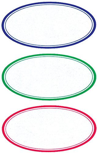 AVERY Zweckform 3742 Marmeladen Etiketten, selbstklebend (wiederablösbare Haushaltsetiketten, 35x70 mm, 9 ovale Aufkleber auf 3 Bogen) bunt von AVERY Zweckform