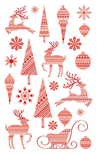 AVERY Zweckform 52817 Weihnachtssticker Hirschen 46 Aufkleber von AVERY Zweckform