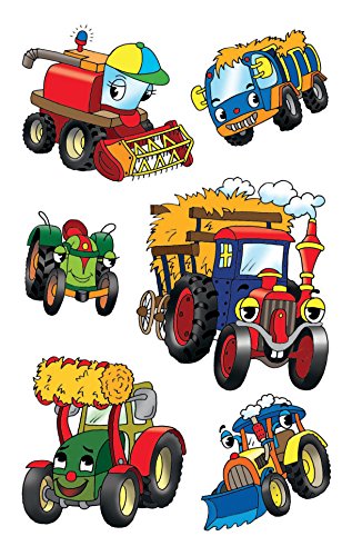 AVERY Zweckform 53144 Kinder Sticker Traktoren 18 Aufkleber von AVERY Zweckform