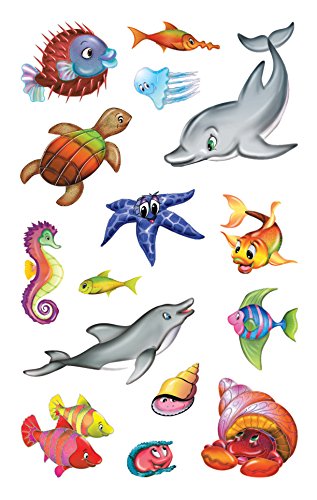 AVERY Zweckform 53707 Kinder Sticker Meerestiere 30 Aufkleber von AVERY Zweckform