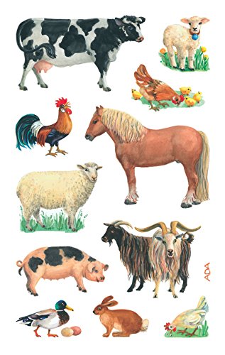 AVERY Zweckform 53720 Kinder Sticker Bauernhof Tiere 33 Aufkleber von AVERY Zweckform