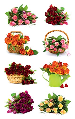 AVERY Zweckform 54485 Deko Sticker Blumenstrauß 16 Aufkleber von AVERY Zweckform