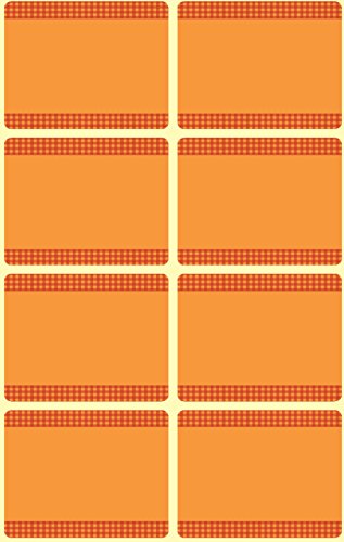AVERY Zweckform 59370 GefrierEtiketten temperaturbeständig bis zu -20°C 40 Aufkleber orange rot von AVERY Zweckform