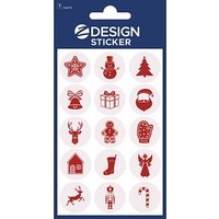AVERY Zweckform Aufkleber Weihnachtsmotive, rot, 15 Etiketten AVERY Zweckform Aufkleber Weihnachtsmotive, rot, 15 Etiketten von AVERY Zweckform