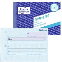 AVERY Zweckform Quittung, inkl. MwSt. Formularbuch 300 von AVERY Zweckform