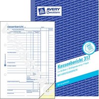 AVERY Zweckform Kassenbericht Formularbuch 317 von AVERY Zweckform