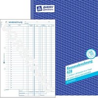 AVERY Zweckform Formularbuch 428 Kassenabrechnung AVERY Zweckform Formularbuch 428 Kassenabrechnung von AVERY Zweckform