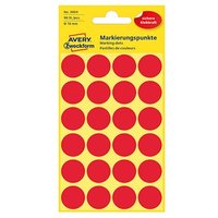 AVERY Zweckform Klebepunkte 3004 rot Ø 18,0 mm von AVERY Zweckform