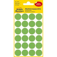 AVERY Zweckform Klebepunkte leuchtgrün Ø 18,0 mm, 96 St. AVERY Zweckform Klebepunkte leuchtgrün Ø 18,0 mm, 96 St. von AVERY Zweckform