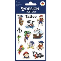 AVERY Zweckform Klebetattoo Piraten, 12 Etiketten von AVERY Zweckform