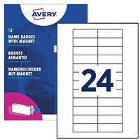 AVERY Zweckform Namensschilder mit Magnet 68,0 x 22,0 mm AVERY Zweckform Namensschilder mit Magnet 68,0 x 22,0 mm von AVERY Zweckform