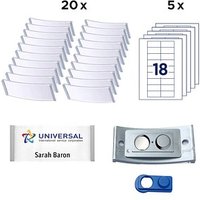 AVERY Zweckform Namensschilder mit Magnet 70,0 x 30,0 mm AVERY Zweckform Namensschilder mit Magnet 70,0 x 30,0 mm von AVERY Zweckform