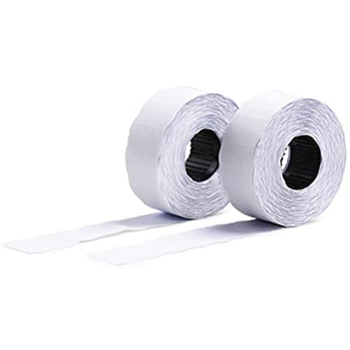 Avery Zweckform PLP1626 Etikettenrolle, 2-zeilig permanent haftend, 16 x 26 mm, 10 Rollen/12000 Stück, weiß von Avery