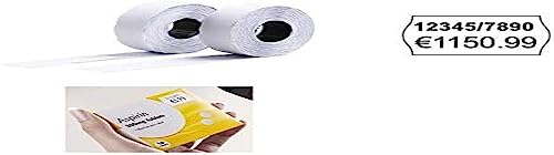 Avery Zweckform PLR1626 Etikettenrolle, 2-zeilig wiederablösbar, 16 x 26 mm, 10 Rollen/12.000 Stück, weiß von AVERY Zweckform