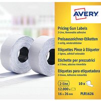 AVERY Zweckform Preisetiketten weiß ablösbar 26,0 x 16,0 mm, 10 Rollen AVERY Zweckform Preisetiketten weiß ablösbar 26,0 x 16,0 mm, 10 Rollen von AVERY Zweckform