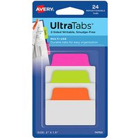 AVERY Zweckform UltraTabs Multi-Use Haftmarker farbsortiert 24 Blatt von AVERY Zweckform