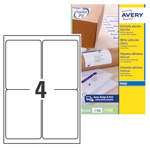 Avery Adressetiketten für Tintenstrahldrucker Avery Adressetiketten für Tintenstrahldrucker von Avery