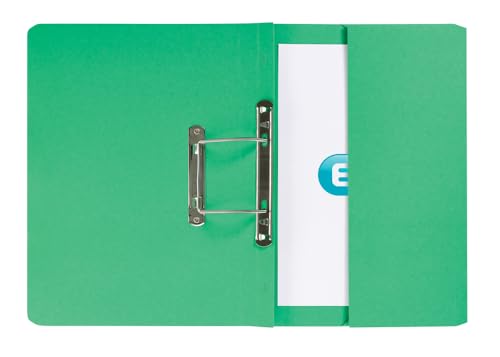 Elba Stratford Schnellhefter mit Tasche recycelt 315 g/m² 32 mm Folio-Format 25 Stück grün von Elba