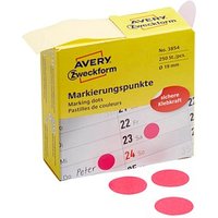 AVERY Zweckform Klebepunkte 3854 magenta Ø 19,0 mm von AVERY Zweckform