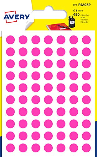 490 N/A Markierungspunkte, 8 mm, pink 490 N/A Markierungspunkte, 8 mm, pink von Avery