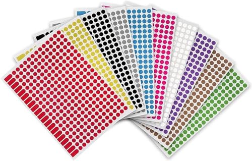 AVERY - 5880 Klebepunkte, 8 mm, bedruckbar, mehrfarbig, Rosa, Schwarz, Weiß, Braun, Violett, Grau, Gold, Rot, Grün, Blau AVERY - 5880 Klebepunkte, 8 mm, bedruckbar, mehrfarbig, Rosa, Schwarz, Weiß, Braun, Violett, Grau, Gold, Rot, Grün, Blau von AVERY