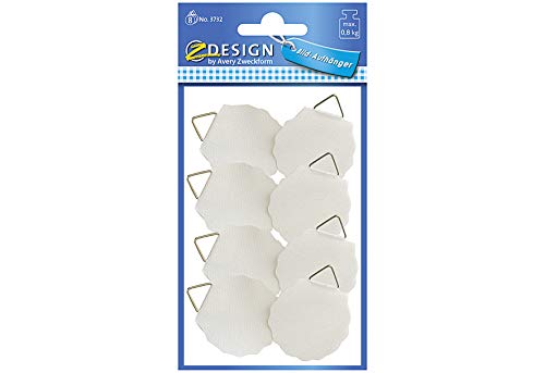 Avery 3732 Permanent, Weiß, 8 Stück, selbstklebend, Etiketten (weiß, permanent, Papier, 7,6 cm, 12 cm, 8 Stück) von Avery