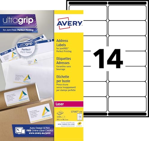 Avery Adress-Etiketten schnellablösend Avery Adress-Etiketten schnellablösend von Avery