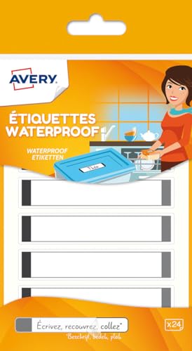 Avery Dekoknöpfe aus 24 Etiketten Einsteckkarten 86x17 mm Blanc avec bordures grises Avery Dekoknöpfe aus 24 Etiketten Einsteckkarten 86x17 mm Blanc avec bordures grises von Avery