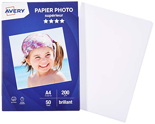 Avery Fotopapier A4, 200 g/m² 50 Blatt von AVERY