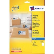 Avery Selbstklebende Versandetiketten, Tintenstrahldrucker, 4 Etiketten pro A4-Blatt, 160 Etiketten, QuickDRY (J8169) von Avery