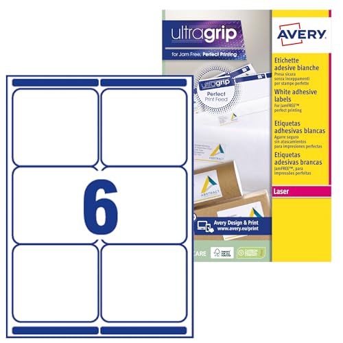 Avery L7 Etiketten 99.1 x 93.1 Bianco Avery L7 Etiketten 99.1 x 93.1 Bianco von Avery