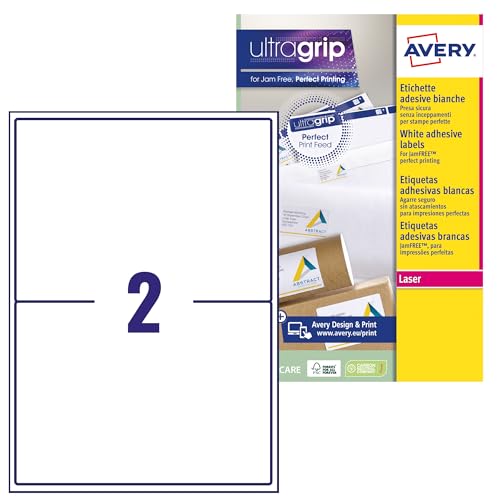 Avery L7 Etiketten 99.6 x 143.5 Bianco Avery L7 Etiketten 99.6 x 143.5 Bianco von Avery