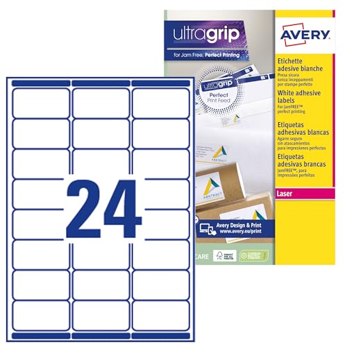 Avery L7159 – 100 Adress Etiketten QuickPeel X, umweltfreundlich, FSC, weiß von AVERY