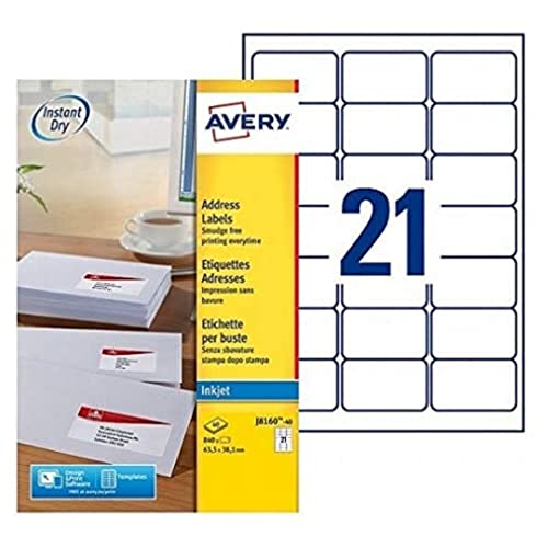 Inkjet Label 63,5x38,1mm (40) von Avery