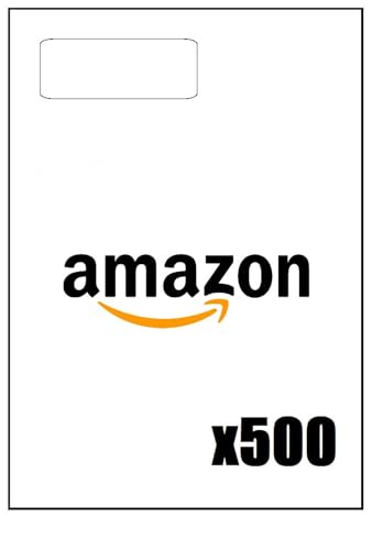 Stick'ngo 500 Blatt Papier mit integriertem Etikett zur Abrechnung über Amazon Seller Central – langes Adress-Etikett von AVERY