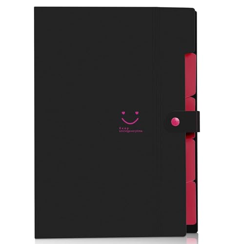 Fächermappe A4 Dokumentenmappe Mit 6 Fächern Tragbar Ordnungsmappen Projektmappe Personalmappe Grosse Kapazität Aktenordner mit Druckknopf Dokumente Belege Mappe Ordner für Schule Büro Kunst Business Fächermappe A4 Dokumentenmappe Mit 6 Fächern Tragbar Ordnungsmappen Projektmappe Personalmappe Grosse Kapazität Aktenordner mit Druckknopf Dokumente Belege Mappe Ordner für Schule Büro Kunst Business von AVJERA