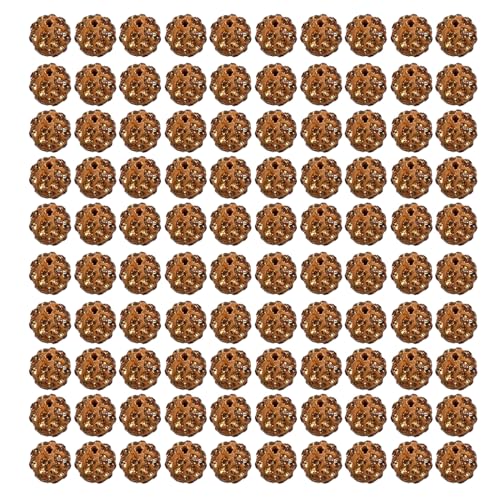 100 Pcs 10 Mm Funkelnde Kristallperlen Set Weiche Und Fliegende Disco Kugel Tonperlen Strasssperlen Für Handgefertigtes Zubehör Farbenfrohe Handwerksperlen 100 Pcs 10 Mm Funkelnde Kristallperlen Set Weiche Und Fliegende Disco Kugel Tonperlen Strasssperlen Für Handgefertigtes Zubehör Farbenfrohe Handwerksperlen von AVKGCZ