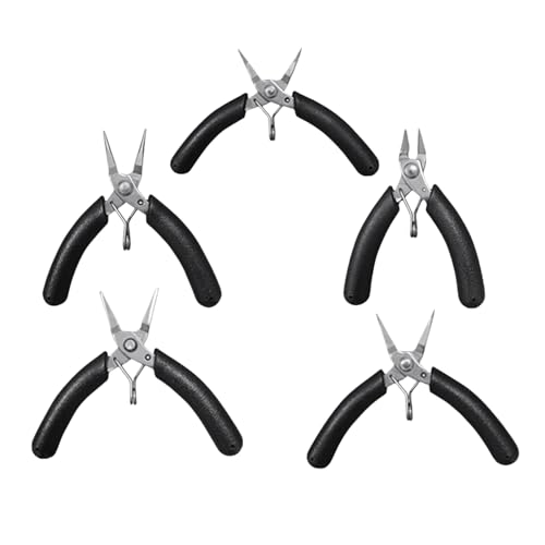 5pcs Kette Nasenzange Schmuckstücke Edelstahl Handwerkzeug Professionelle Schmuckzange Für Handwerk Kleine Zierset Geeignet von AVKGCZ