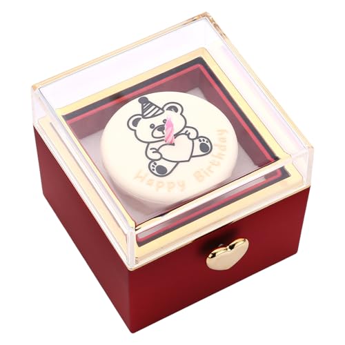 AVKGCZ Elegante Reversible Ringe Halterbox Rotierende Schmuckschatulle Für Geburtstage Und Jubiläumsfeier Eheringe Fall Ehering AVKGCZ Elegante Reversible Ringe Halterbox Rotierende Schmuckschatulle Für Geburtstage Und Jubiläumsfeier Eheringe Fall Ehering von AVKGCZ