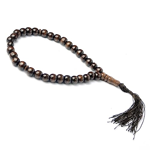 AVKGCZ Gebetsperlen, natürliche Holzperlen, 8 mm, authentische indonesische Perlen, Rosenkranz, Tasby Mibaha AVKGCZ Gebetsperlen, natürliche Holzperlen, 8 mm, authentische indonesische Perlen, Rosenkranz, Tasby Mibaha von AVKGCZ