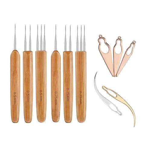Dreadlock Hook Werkzeuge Dreadlocks Häkeln Haken Mit Bambusgriff Häkelhakennadel Für Haare Dreadlock Braid Handwerk Glatte Und Langlebige Flechtenwerkzeuge Dreadlock Hook Werkzeuge Dreadlocks Häkeln Haken Mit Bambusgriff Häkelhakennadel Für Haare Dreadlock Braid Handwerk Glatte Und Langlebige Flechtenwerkzeuge von AVKGCZ
