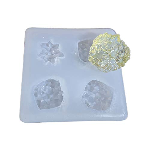 Kristall-Cluster-Form, Kunstharz, Simulation, Originalstein, Epoxidharz, handgefertigte Dekorationen, Kristallstein-Gussform von AVKGCZ