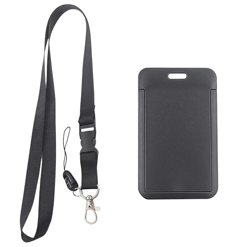 Mehrzweckkartenhalter Mit Abnehmbarem Hals Lanyard Water Resistant ABS Case Für Office School Travel Theme Event Inhaber Für Arbeiten von AVKGCZ