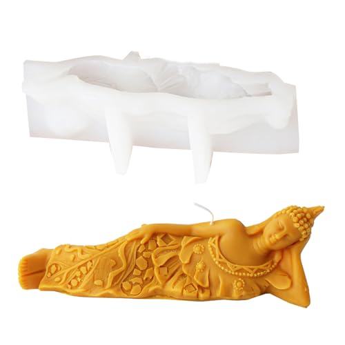 Multifauntale Silikonformen Künstlerische Buddhas Form Silikonkerze. von AVKGCZ