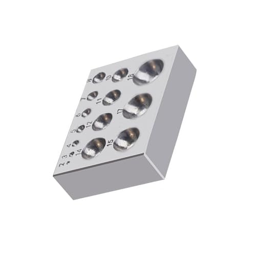 Stahl Dapping Block Quadratschmuck Schmuck Herstellung Werkzeug Stahl Textur Stampingplatte Metallbearbeitungsblock Schmuckwerkzeuge Werkzeuge von AVKGCZ