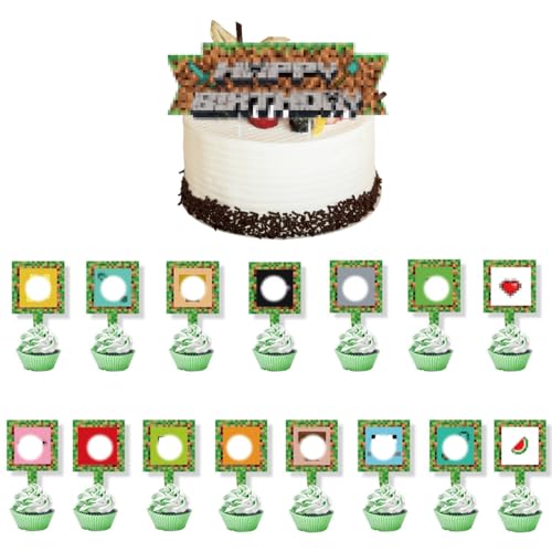 16 Stück Tortendeko für Kindergeburtstag Junge , Kuchen DekorationenCupcake Einsatz für Kinder Junge Geburtstag Party 16 Stück Tortendeko für Kindergeburtstag Junge , Kuchen DekorationenCupcake Einsatz für Kinder Junge Geburtstag Party von AVRUYPI