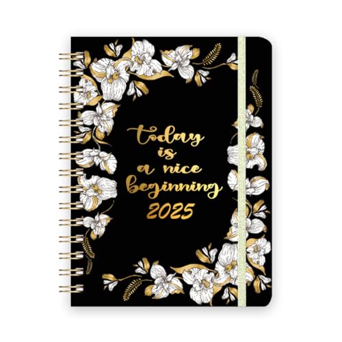 AVRUYPI Kalender 2025 Wochenplaner Ringbuch mit cover, ca. A5 (22 x 15 cm), 12-Monate-Terminplaner (Jan.2025-Dez.2025), Terminkalender, Planer 2025 von AVRUYPI