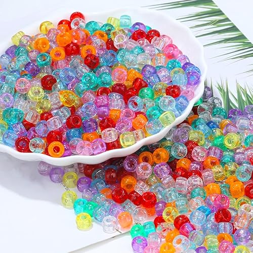 AWARDSEN 970 Stück Pony Beads Perlen Bunt, Perlen zum Auffädeln, Glitzerperlen Pony Perlen Set Perlen Zum Auffädeln, Armbänder Selber Machen Set, Kandi Beads für Armbänder, Schmuck, Ketten, Basteln AWARDSEN 970 Stück Pony Beads Perlen Bunt, Perlen zum Auffädeln, Glitzerperlen Pony Perlen Set Perlen Zum Auffädeln, Armbänder Selber Machen Set, Kandi Beads für Armbänder, Schmuck, Ketten, Basteln von AWARDSEN