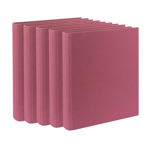 AWASG Ordner A4 schmal, Ringordner inkl. Klarsichtfolien, Aktenordner 4 Ringe Mechanik, Bürordner Briefordner DINA4, Beere 5 Stk. AWASG Ordner A4 schmal, Ringordner inkl. Klarsichtfolien, Aktenordner 4 Ringe Mechanik, Bürordner Briefordner DINA4, Beere 5 Stk. von AWASG